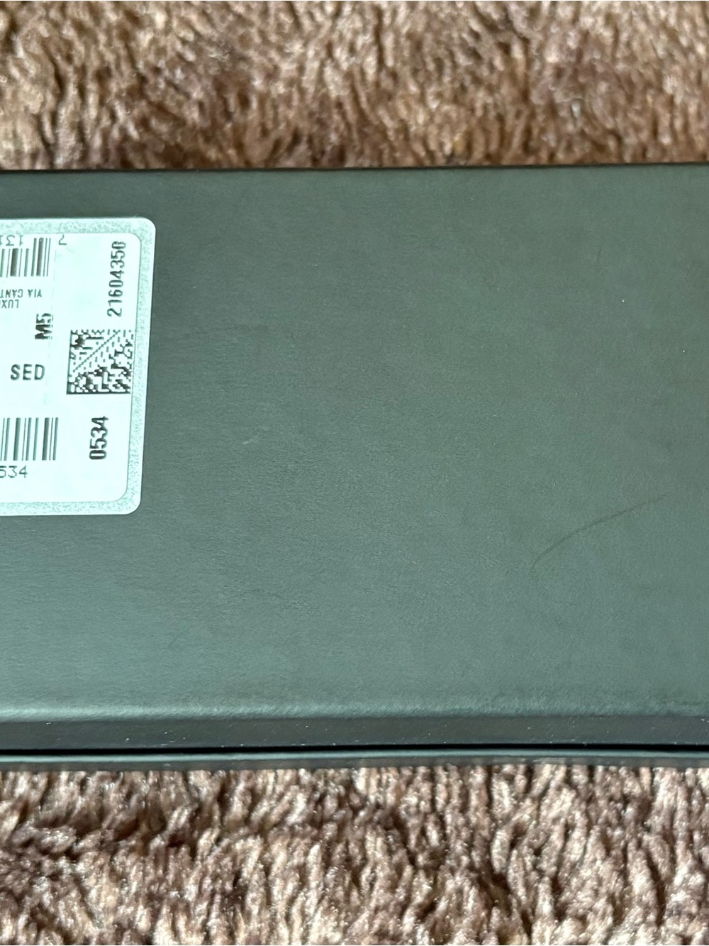 Pre-owned Ray-Ban black Sunglasses box with Embossed Logo - Picture 4 of 7